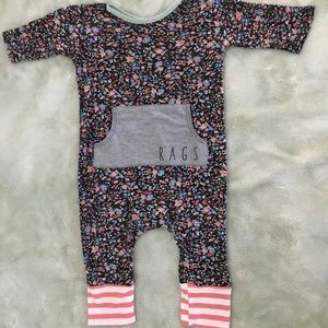 Rags To Raches romper 12-18